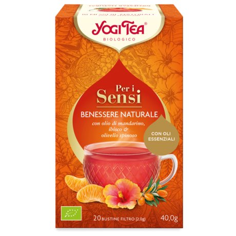 YOGI TEA PER I SENSI BENESSERE NATURALE INFUSO 20 BUSTINE