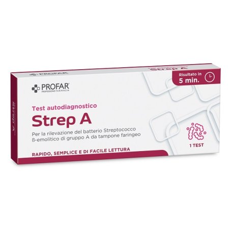 PROFAR TEST STREPTOCOCCO CON CASSETTA A POZZETTO 1 PEZZO