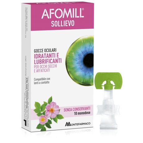 Afomill sollievo cce oculari occhi - 10 fiale da 0,5 Ml