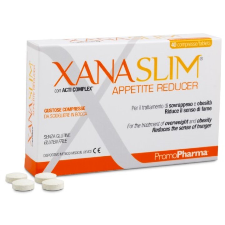 XANASLIM APPETITE REDUCER 40 COMPRESSE MASTICABILI