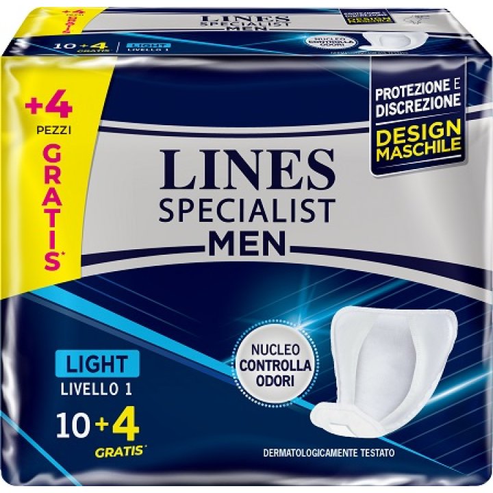 PANNOLONI LINES SPECIALIST MEN LIVELLO 1 14 PEZZI