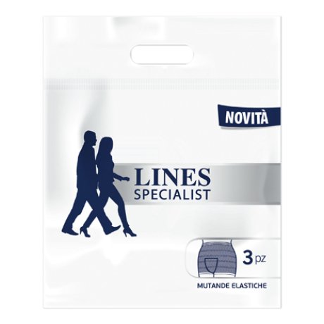 LINES SPECIALIST MUTANDA ELASTICA MP 3 PEZZI