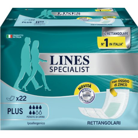 LINES SPECIALIST PANNOLONE RETTANLARE 22 PEZZI