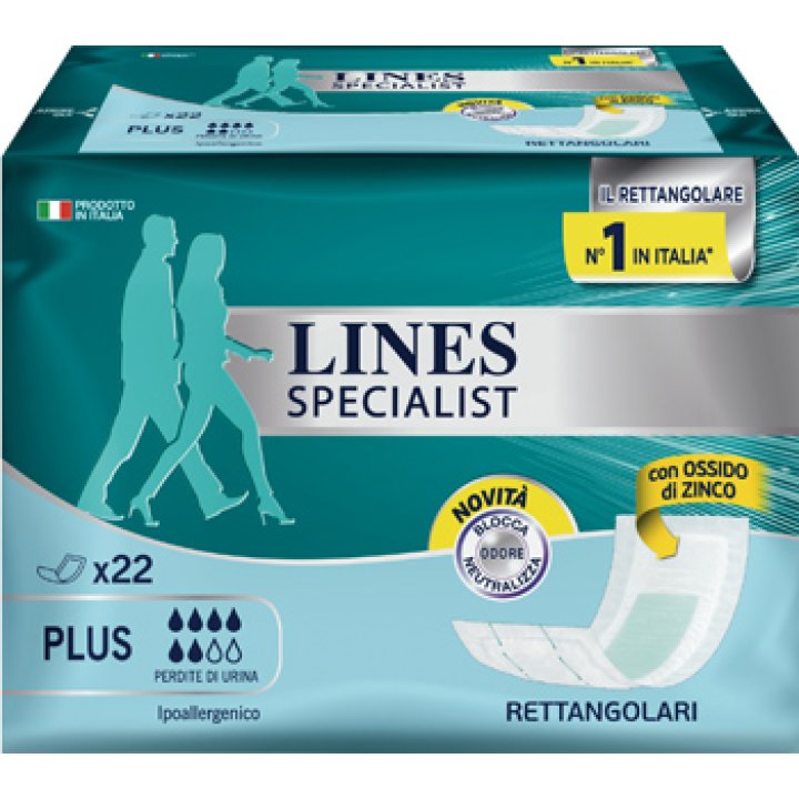 LINES SPECIALIST PANNOLONE RETTANLARE 22 PEZZI