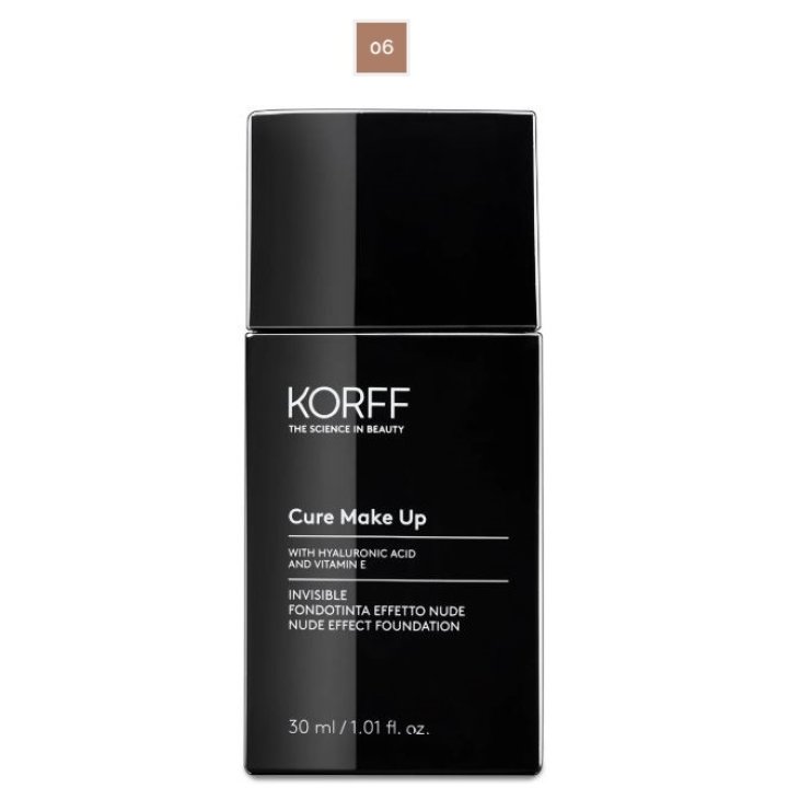 KORFF CURE MAKE UP FONDOTINTA INVISIBLE EFFETTO NUDE 06