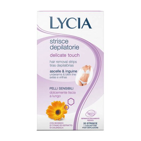 LYCIA STRISCE DEPILATORIE DELICATE TOUCH ASCELLE E INGUINE 20 PEZZI