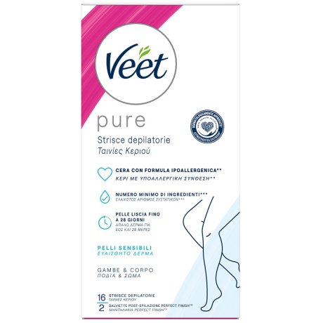 VEET STRISCE CORPO IPOALLERGENICHE 16 PEZZI