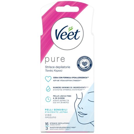 VEET STRISCE VISO IPOALLERGENICHE 16 PEZZI