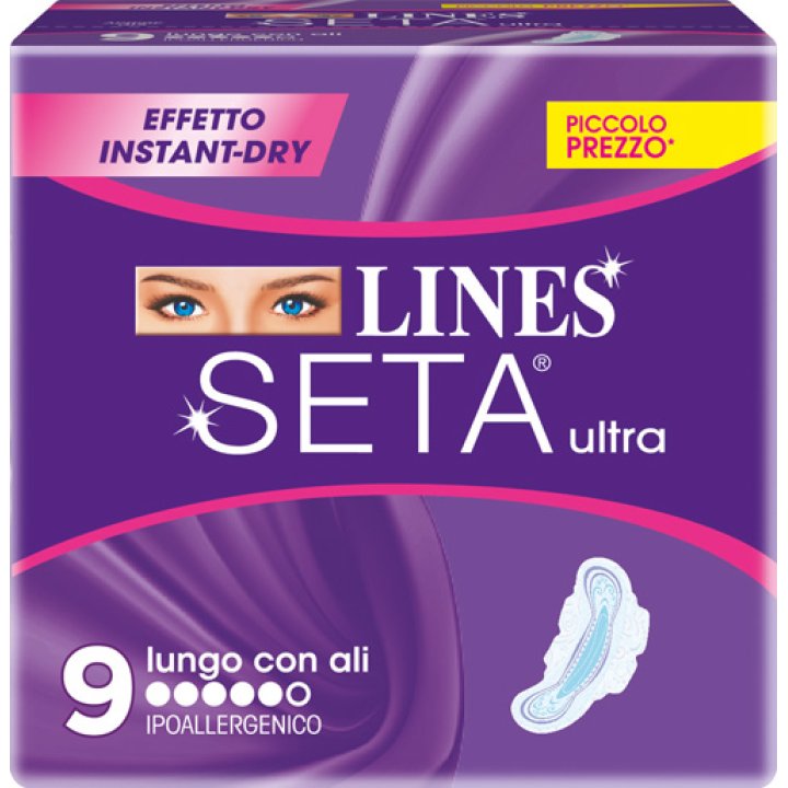 LINES SETA ULTRA ASSORBENTI LUNGHI 9 PEZZI