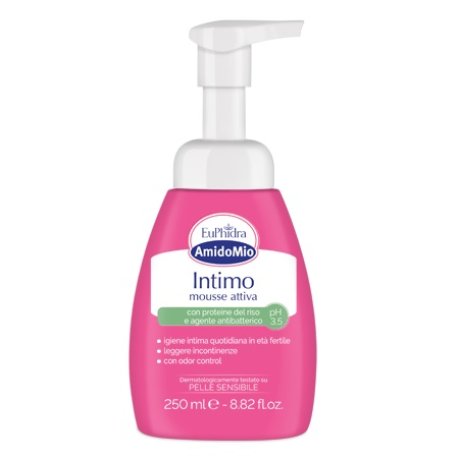 EUPHIDRA AMIDOMIO INTIMO MOUSSE ATTIVA PH 3,5 250 ML