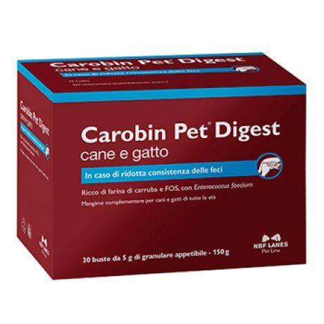 CAROBIN PET DIGEST GRANULARE 30 BUSTE DA 5 G