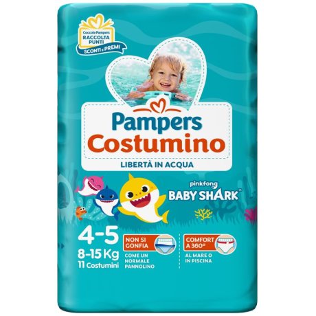 PAMPERS COSTUMINO CP 11 TG4 TG 4 11 PEZZI