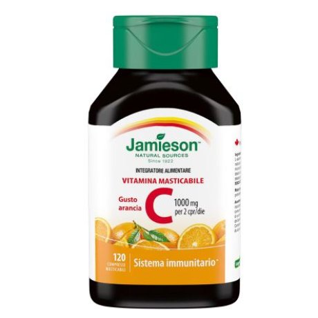 JAMIESON VITAMINA C 1000 MASTICABILE ARANCIA 120 COMPRESSE