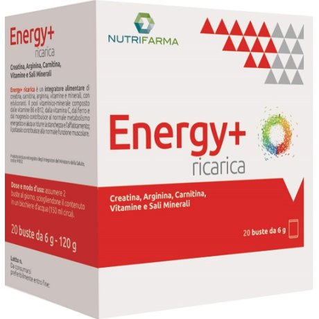 ENERGY+ RICARICA 20 BUSTINE ENERGY+ RICARICA 20 BUSTINE