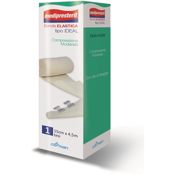 BENDA ELASTICA MEDIPRESTERIL IDEAL CM15X45MT BENDA ELASTICA MEDIPRESTERIL IDEAL CM15X45MT
