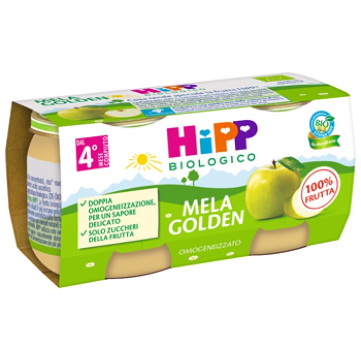 HIPP BIO OMOGENEIZZATO MELA LDEN 2 X 80 G