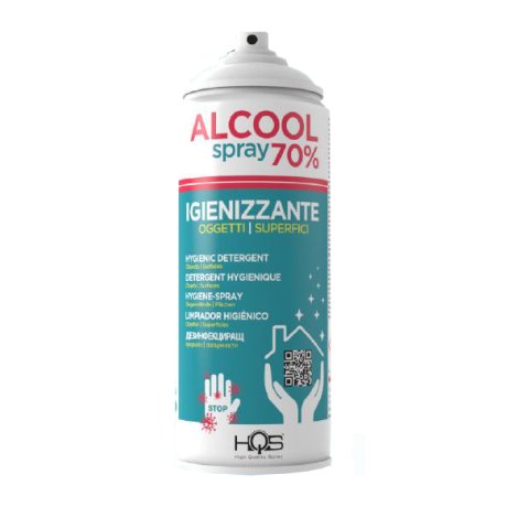 HQS IGIENIZZANTE OGGETTI E SUPERFICI ALCOL 70% SPRAY 400 ML