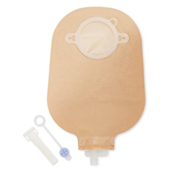 SACCA UROSTOMIA ANATOMICA URO FLANGIA PER CINTURA RUBINETTO DI CHIUSURA DI SICUREZZA NOVA 2 36MM 10 PEZZI+1ATTATORE+TAPPI
