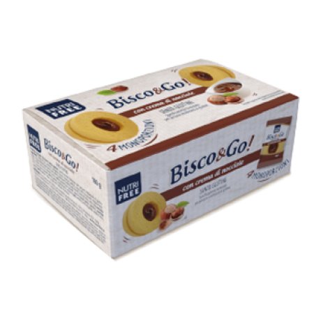 NUTRIFREE BISCO& CON CREMA DI NOCCIOLE 4X40 G