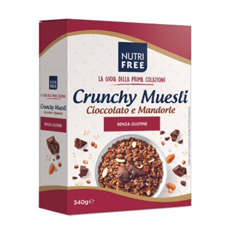 NUTRIFREE CRUNCHY MIX CIOCCOLATO E MANDORLE 340 G