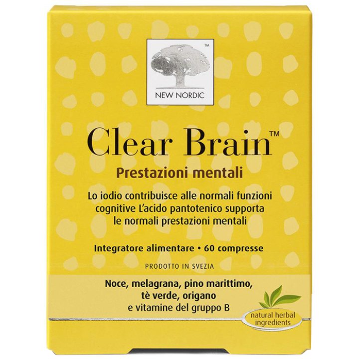 CLEAR BRAIN 60 COMPRESSE