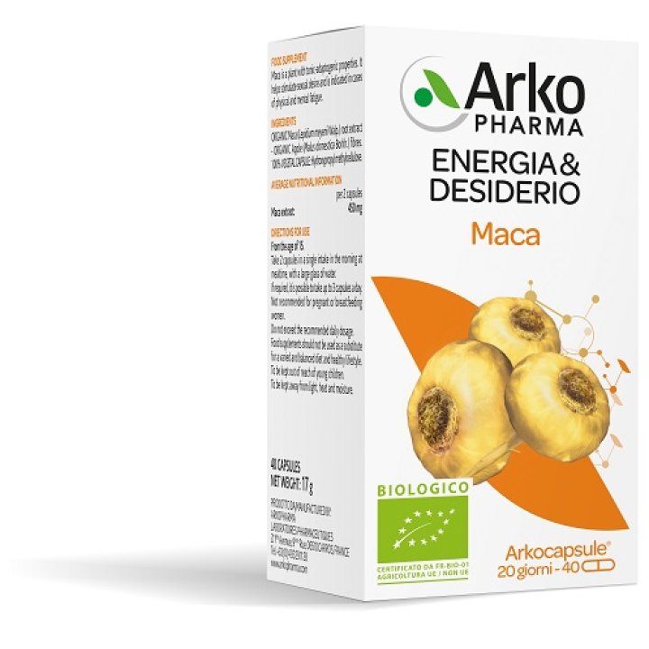 ARKOCAPSULE MACA BIO 40 CAPSULE