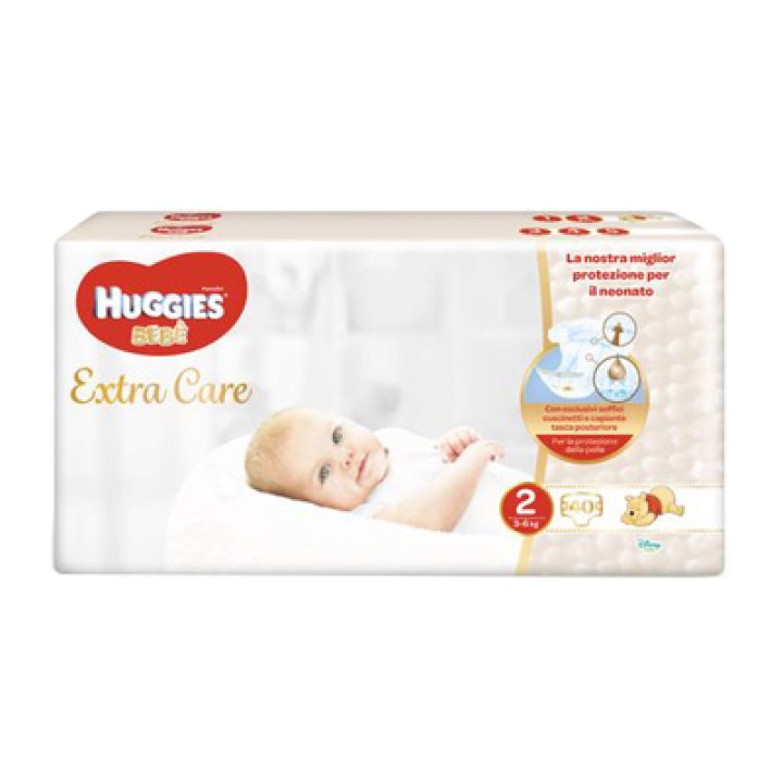 HUGGIES EXTRA CARE GR 2 40PZ