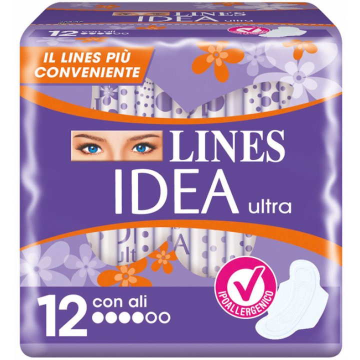 IDEA ULTRA ASSORBENTE GIORNO CON ALI 12 PEZZI