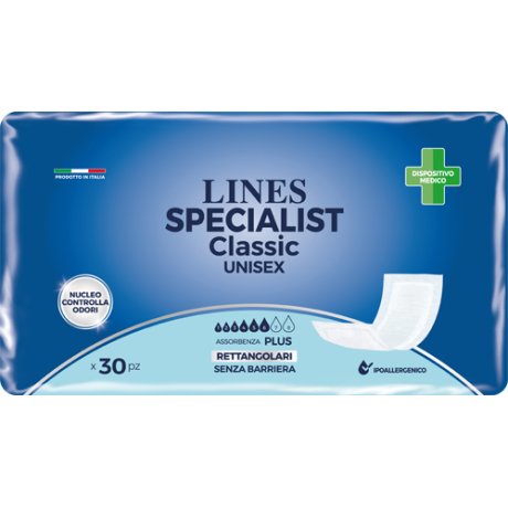 PANNOLONE RETTANLARE LINES SPECIALIST CLASSIC SENZA BARRIERA 30 PEZZI