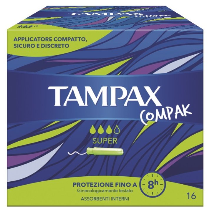 TAMPAX COMPAK SUPER 16 PEZZI