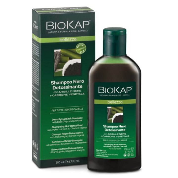 BIOKAP SHAMPOO NERO DETOSSINANTE 200 ML