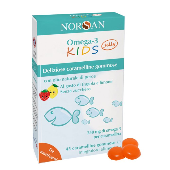 NORSAN OMEGA 3 KIDS 45 CARAMELLINE MMOSE