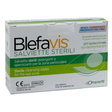 BLEFAVIS SALVIETTE STERILI 18 PEZZI