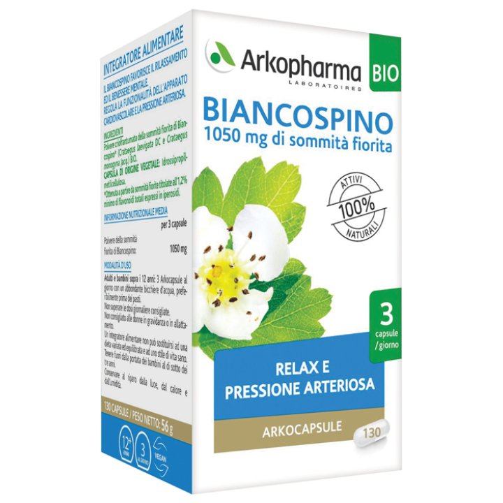 ARKOCAPSULE BIANCOSPINO BIO 130 CAPSULE