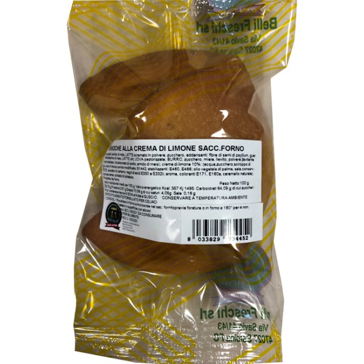 BRIOCHE CREMA LIMONE SACC FORNO 100 G