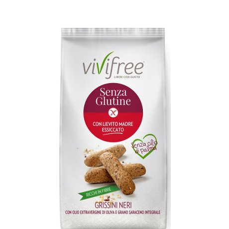 VIVIFREE GRISSINI NERI AI CEREALI 150 G