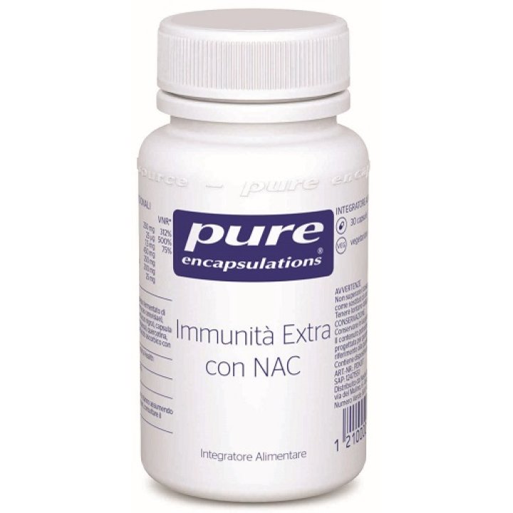 PURE ENCAPSULATIONS IMMUNITA\' EXTRA CON NAC 30 CAPSULE PURE ENCAPSULATIONS IMMUNITA\' EXTRA CON NAC 30 CAPSULE