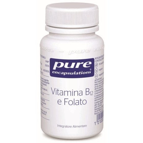 PURE ENCAPSULATIONS VITAMINA B12 E FOLATO 30 PASTIGLIE PURE ENCAPSULATIONS VITAMINA B12 E FOLATO 30 PASTIGLIE