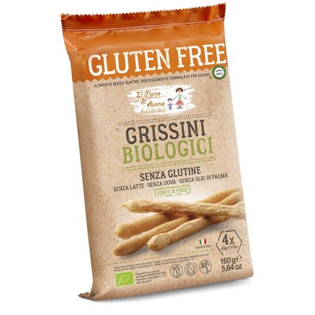 PANE ANNA GRISSINI BIOLOGICI 160 G