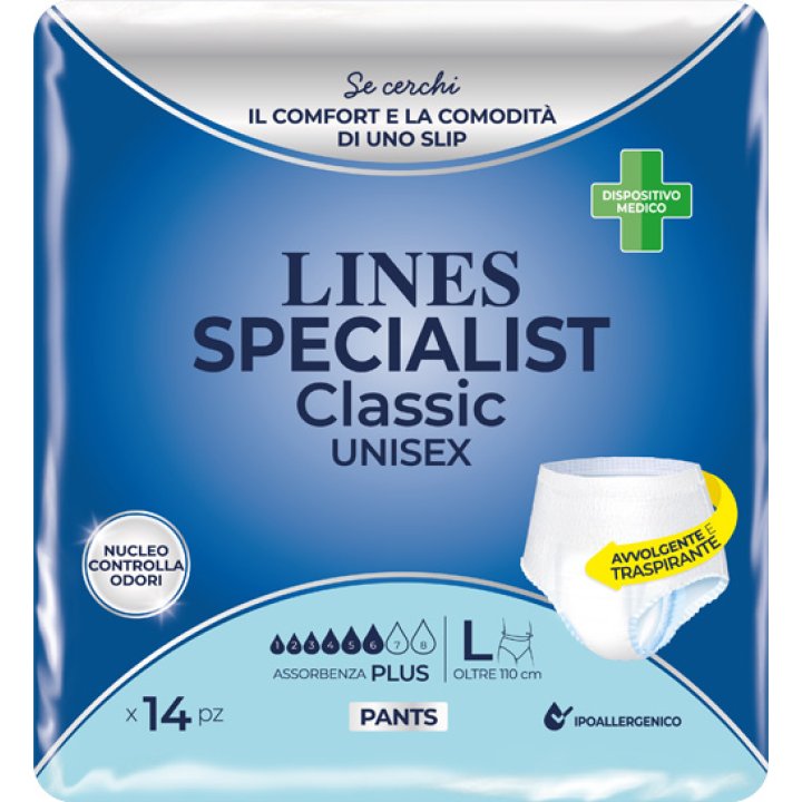 LINES SPECIALIST CLASSIC PANTS PLUS L 14 PEZZI