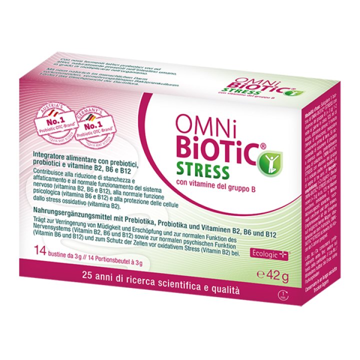 OMNI BIOTIC STRESS VITAMINE GRUPPO B 14 BUSTINE 3 G OMNI BIOTIC STRESS VITAMINE GRUPPO B 14 BUSTINE 3 G
