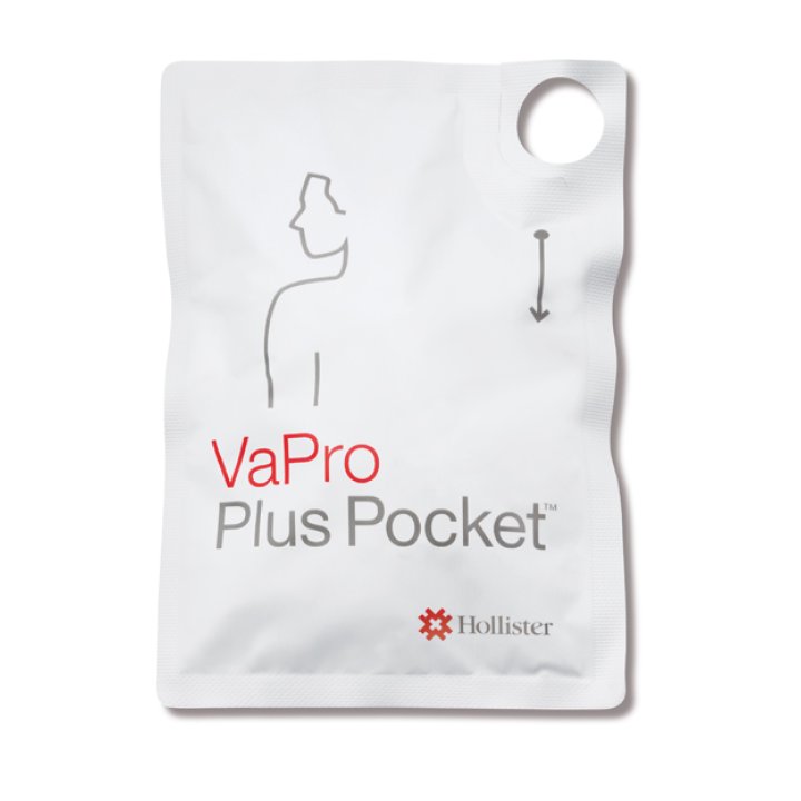 CATETERE INTERMITTENTE VAPRO PLUS POCKET NO TOUCH CON SACCA CH 12 30 PEZZI