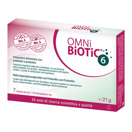 OMNI BIOTIC 6 POLVERE 7 BUSTINE 3 G OMNI BIOTIC 6 POLVERE 7 BUSTINE 3 G