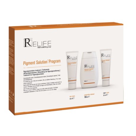 PIGMENT SOLUTION PROGRAM KIT DAY CREAM 30 ML + NIGHT CREAM 30 ML + CLEANSER 100 ML NUOVO PACKAGING MULTILINGUA