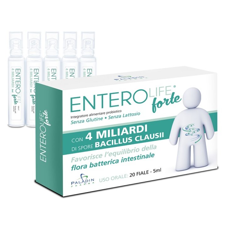 ENTEROLIFE FORTE 4 MILIARDI 20 FIALE DA 5 ML