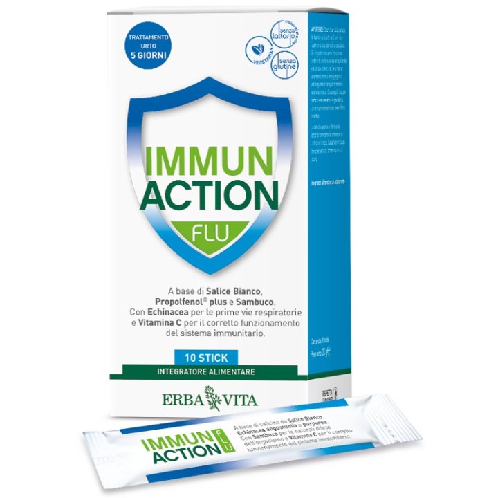 IMMUN ACTION FLU 10 STICKPACK