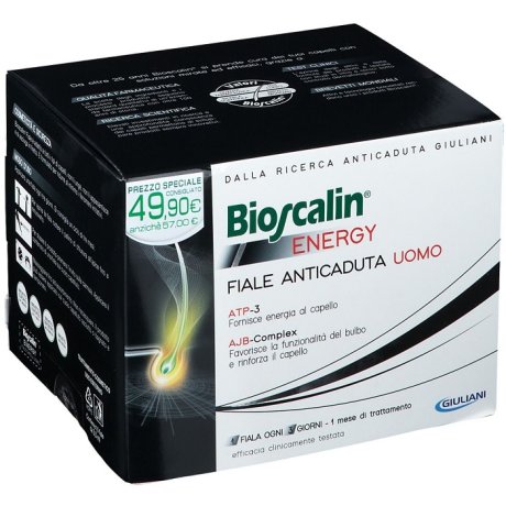 Bioscalin Energy Fiale Anticaduta Uomo - 10 Fiale