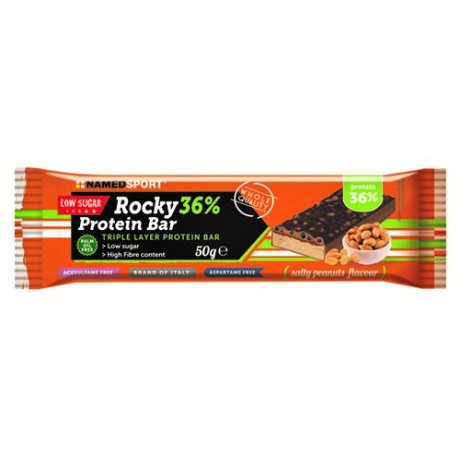 ROCKY 36% PROTEIN BAR SALTY PEANUT BOX DA 12 BARRETTE DA 50 G