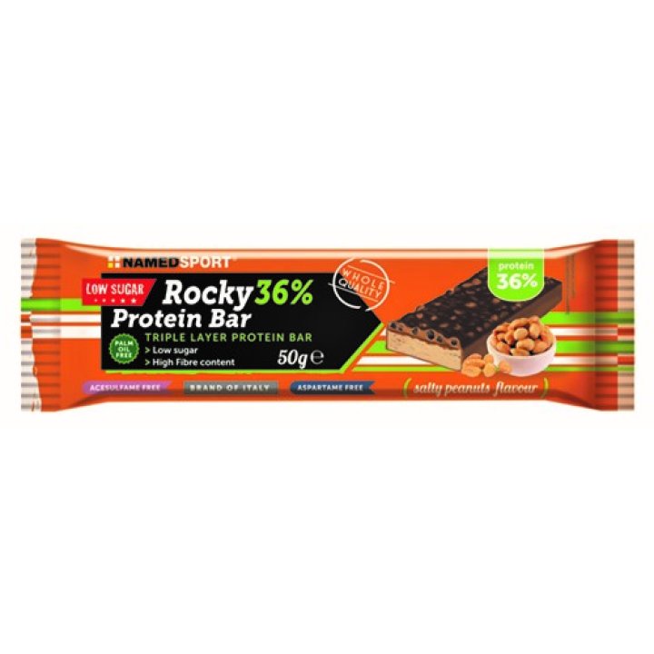 ROCKY 36% PROTEIN BAR SALTY PEANUT BARRETTA 50 G