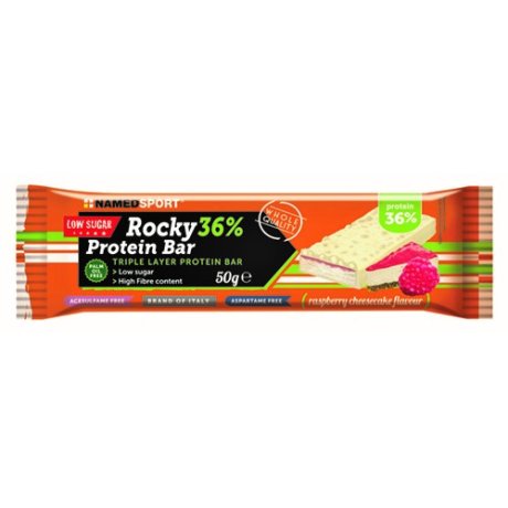 ROCKY 36% PROTEIN BAR RASPBERRY CHEESECAKE BARRETTA 50 G